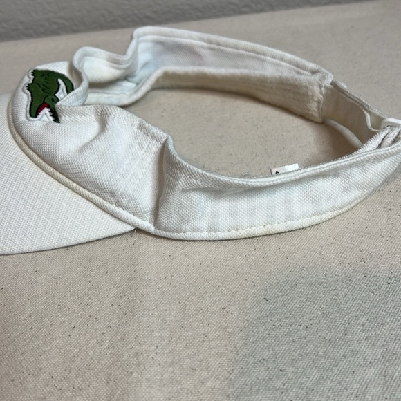 Lacoste Sport White Visor – Miami Open Itaú Edition – Men’s Size L - Picture 4 of 6